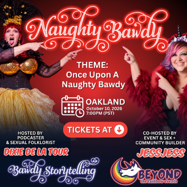 Naughty Bawdy: Once Upon a Naughty Bawdy A Night of True-Life Fairy Tales Gone Wild logo